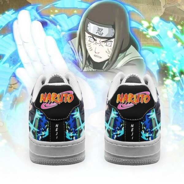 Neji Hyuga Shoes Custom Anime Sneakers Leather 3