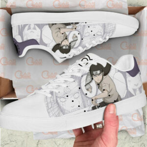 Neji Hyuga Skate Shoes Custom Naruto Anime Sneakers 5