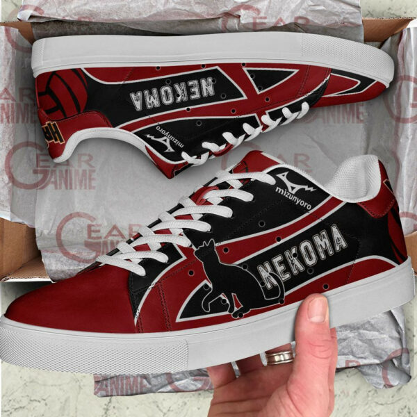 Nekoma High Skate Shoes Haikyuu Anime Custom Sneakers SK10 2