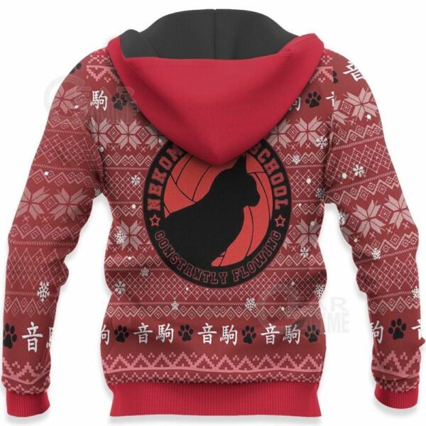 Nekoma High Ugly Christmas Sweater Haikyuu Anime Xmas Shirt 4