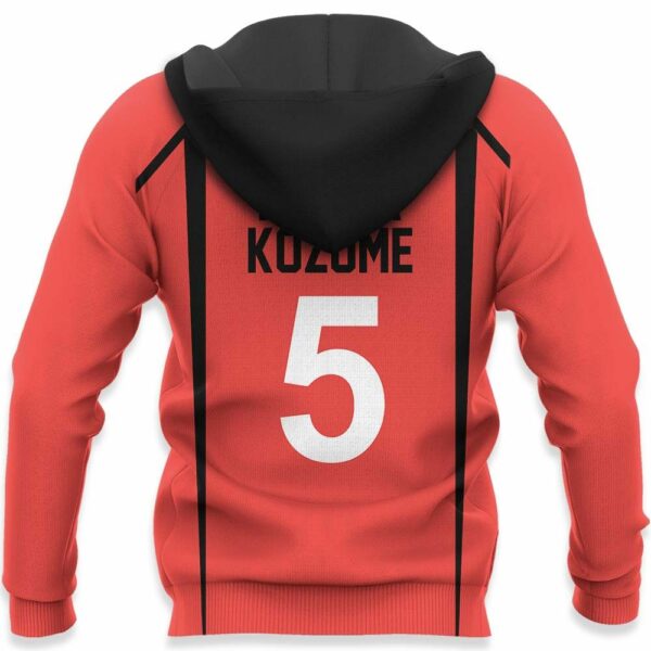 Nekoma Kenma Kozume Hoodie Uniform Num 5 Haikyuu Anime Shirt 6