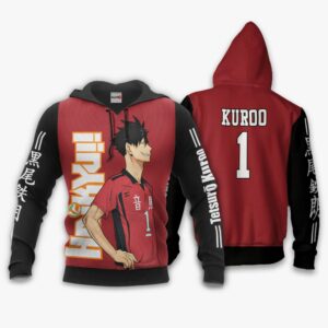 Nekoma Tetsuro Kuroo Hoodie Haikyuu Anime Merch Clothes 8