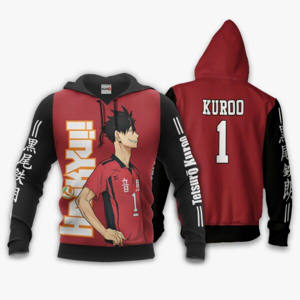 Nekoma Tetsuro Kuroo Hoodie Haikyuu Anime Merch Clothes 3