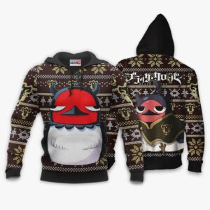 Nero Ugly Christmas Sweater Custom Anime Black Clover XS12 7