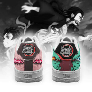 Nezuko and Tanjiro Air Shoes Custom Skills Demon Slayer Anime Sneakers 6