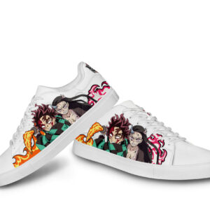 Nezuko And Tanjiro Skate Shoes Custom Demon Slayer Anime Sneakers 6