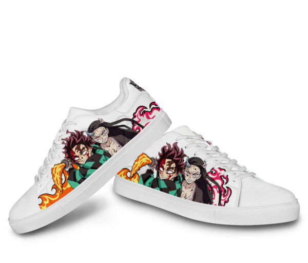 Nezuko And Tanjiro Skate Shoes Custom Demon Slayer Anime Sneakers 3