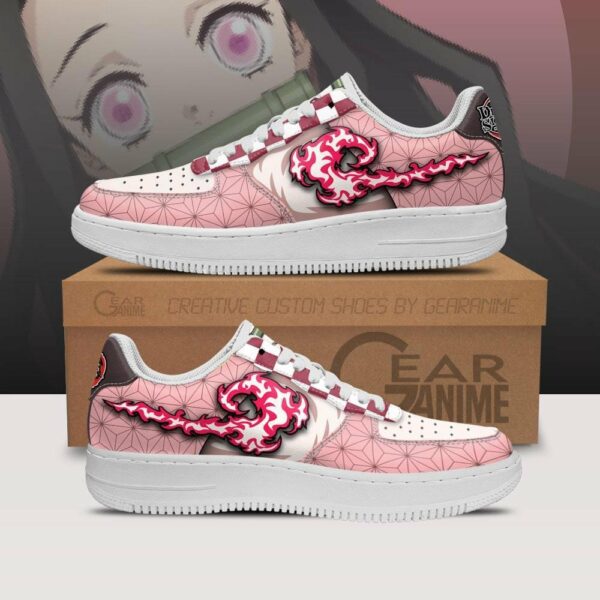 Nezuko Blood Demon Arts Air Shoes Custom Anime Demon Slayer Sneakers 1