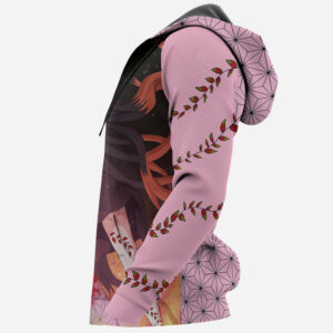 Nezuko Demon Form Hoodie Custom Kimetsu Anime Merch Clothes 11