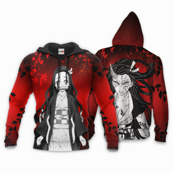 Nezuko Hoodie Custom Kimetsu Anime Merch Clothes Japan Art 3