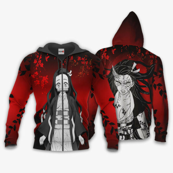 Nezuko Hoodie Custom Kimetsu Anime Merch Clothes Japan Art 1