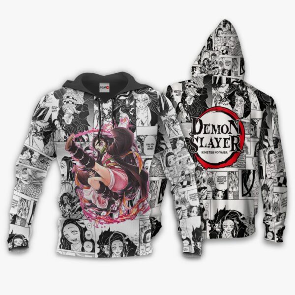 Nezuko Hoodie Kimetsu Kimetsu No Yaiba Anime Shirts 1