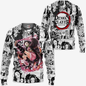 Nezuko Hoodie Kimetsu Kimetsu No Yaiba Anime Shirts 8