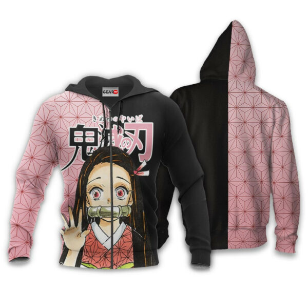 Nezuko Kamado Hoodie Custom Kimetsu Anime Merch Clothes 1