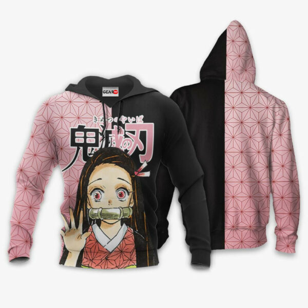 Nezuko Kamado Hoodie Custom Kimetsu Anime Merch Clothes 3