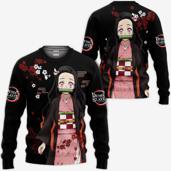 Nezuko Kamado Hoodie Custom Kimetsu Anime Merch Clothes Japan Style 2