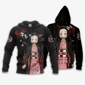 Nezuko Kamado Hoodie Custom Kimetsu Anime Merch Clothes Japan Style 8