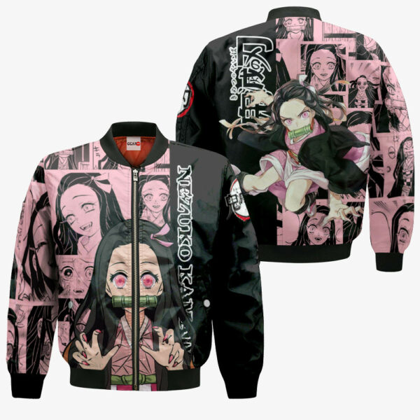 Nezuko Kamado Hoodie Custom Kimetsu Anime Merch Clothes Manga Style 4