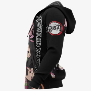 Nezuko Kamado Hoodie Custom Kimetsu Anime Merch Clothes Manga Style 11