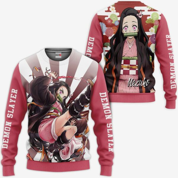 Nezuko Kamado Hoodie Kimetsu Anime Merch Clothes 2