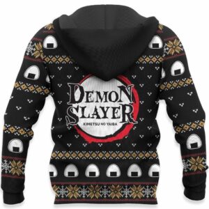 Nezuko Kamado Ugly Christmas Sweater Kimetsu Anime Custom Clothes 12