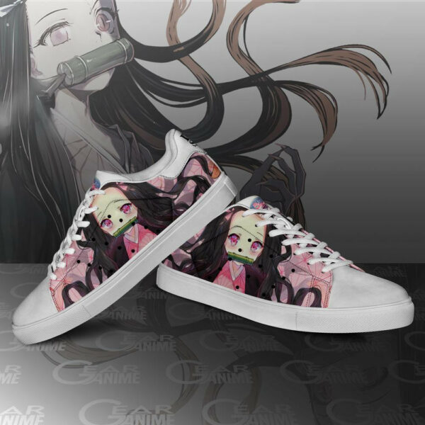 Nezuko Skate Shoes Custom Demon Slayer Anime Sneakers 3