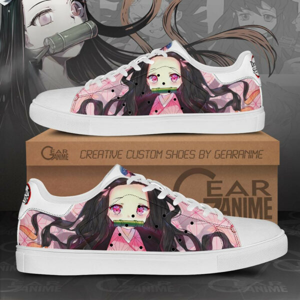 Nezuko Skate Shoes Custom Demon Slayer Anime Sneakers 1