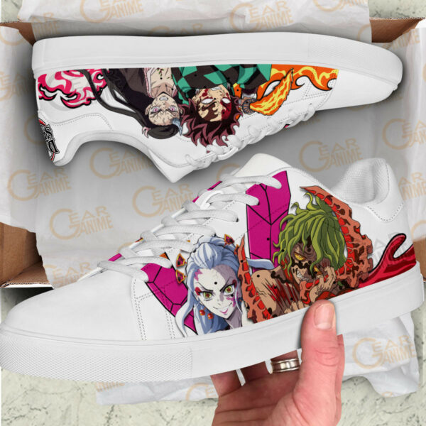 Nezuko Tanjiro vs Daki Gyutaro Skate Shoes Custom Demon Slayer Anime Sneakers 2