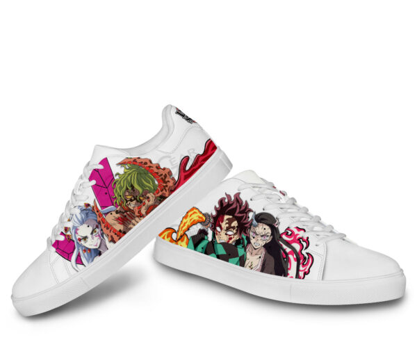 Nezuko Tanjiro vs Daki Gyutaro Skate Shoes Custom Demon Slayer Anime Sneakers 3