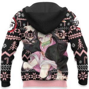 Nezuko Ugly Christmas Sweater Custom Anime Kimetsu XS12 8
