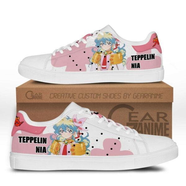 Nia Teppelin Skate Shoes Custom Gurren Lagann Anime Sneakers 1