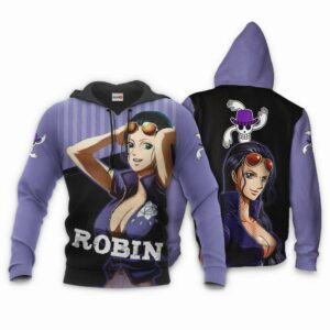 Nico Robin Hoodie One Piece Anime Shirts 8