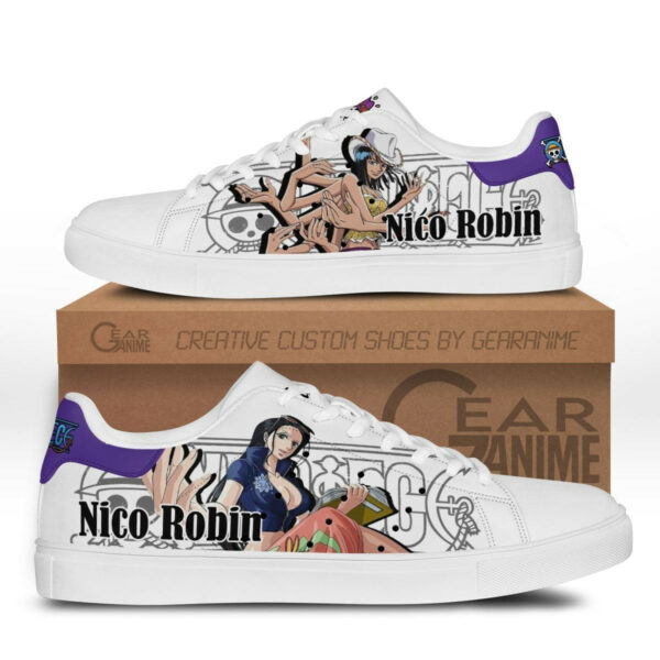 Nico Robin Skate Shoes Custom Anime OP Shoes 1