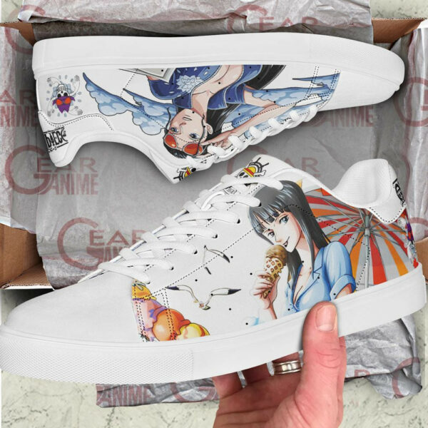 Nico Robin Skate Shoes One Piece Custom Anime Sneakers 2