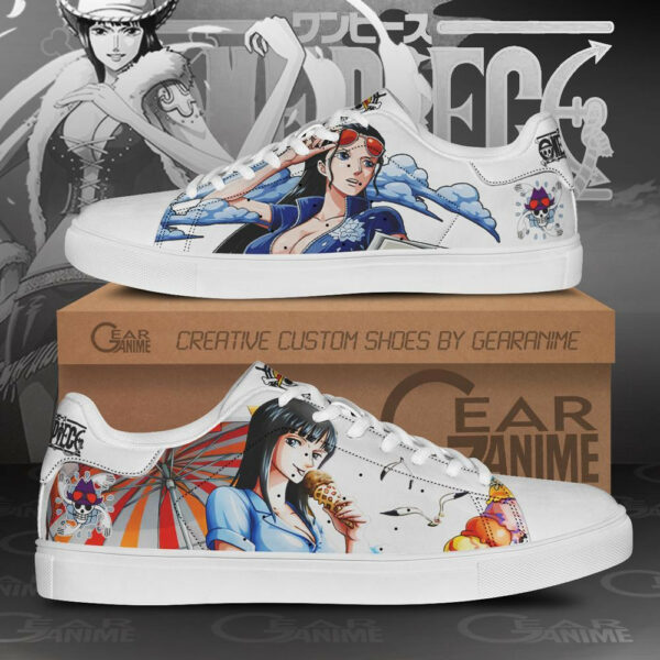 Nico Robin Skate Shoes One Piece Custom Anime Sneakers 1