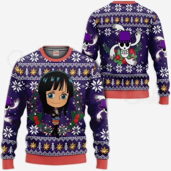 Nico Robin Ugly Christmas Sweater One Piece Anime Xmas 1