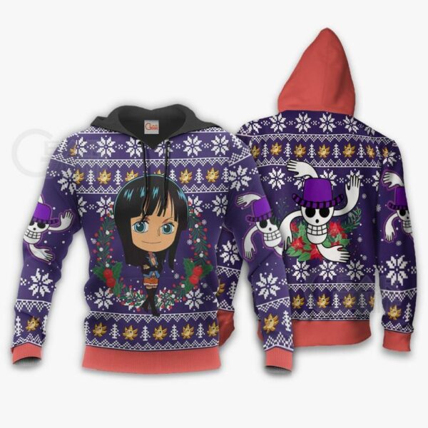 Nico Robin Ugly Christmas Sweater One Piece Anime Xmas 3