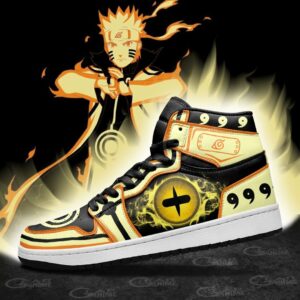 Nine-Tails Chakra Mode Eyes Shoes Custom Kurama Anime Sneakers 7