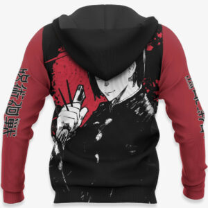 Nobara Kugisaki Hoodie Custom Jujutsu Kaisen Anime Merch Clothes Monochrome 10