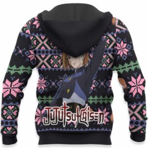 Nobara Kugisaki Ugly Christmas Sweater Custom Anime Jujutsu Kaisen XS12 8