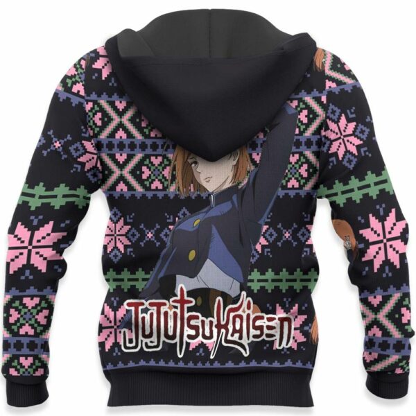 Nobara Kugisaki Ugly Christmas Sweater Custom Anime Jujutsu Kaisen XS12 4