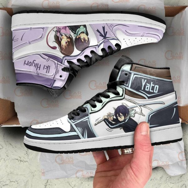 Noragami Iki Hiyori and Yato Shoes Custom Anime Sneakers 2