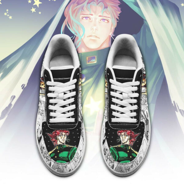 Noriaki Kakyoin Shoes Manga Style JoJo’s Anime Sneakers Fan Gift PT06 2