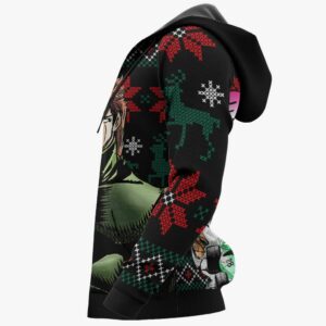 Noriaki Kakyoin Ugly Christmas Sweater Custom Anime JJBA XS12 9