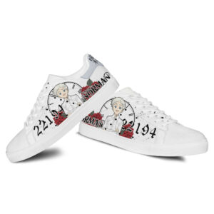 Norman 22194 Skate Shoes Custom The Promised Neverland Anime Sneakers 6