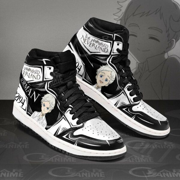 Norman The Promised Neverland Shoes Custom Anime Sneakers 2