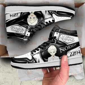 Norman The Promised Neverland Shoes Custom Anime Sneakers 7