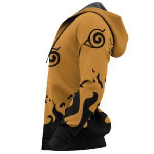 Naruto Kurama Seal Hoodie Shirt Naruto Symbol Anime Zip Jacket 11