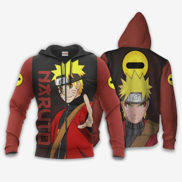 Naruto Sage Hoodie Shirt Naruto Anime Zip Jacket 1