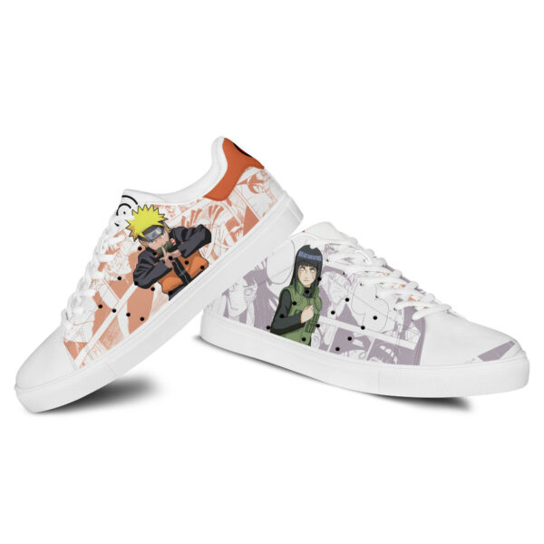 Naruto Uzumaki and Hinata Hyuga Skate Shoes Custom Naruto Anime Sneakers 3